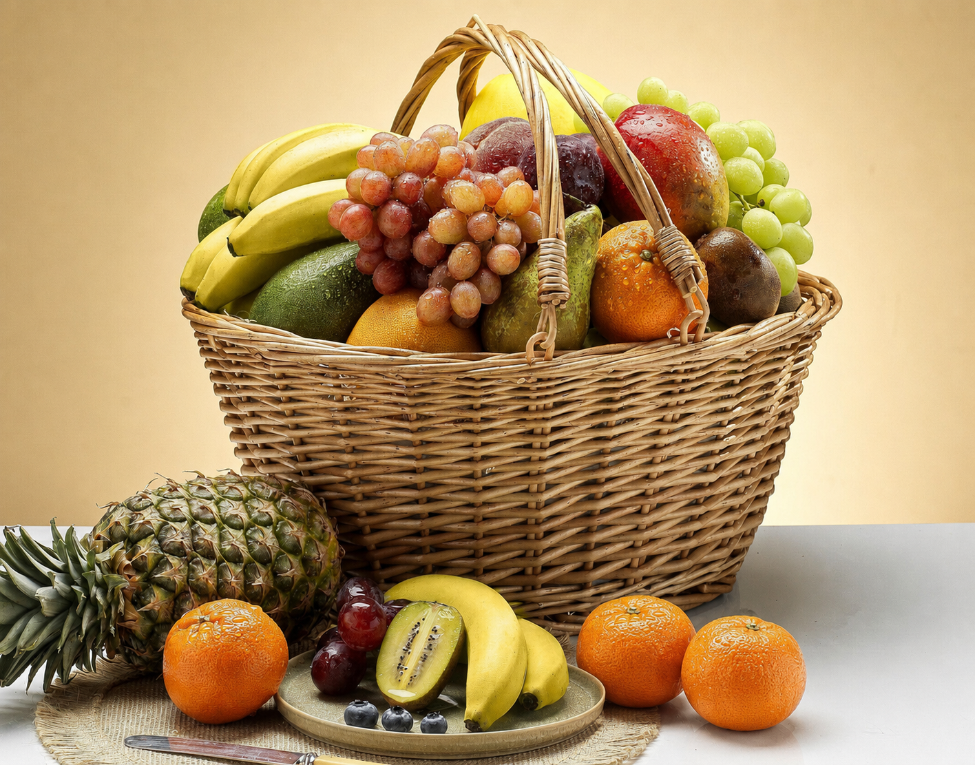 Non-alcoholic Fruit Gift Hampers & Fruit Baskets