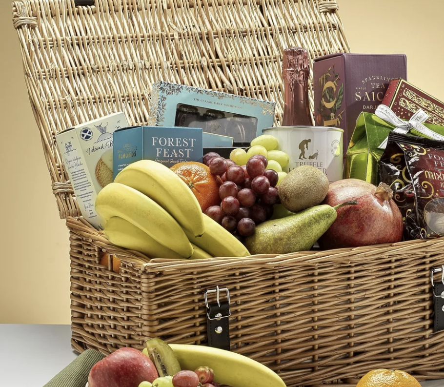 A large fruit basket